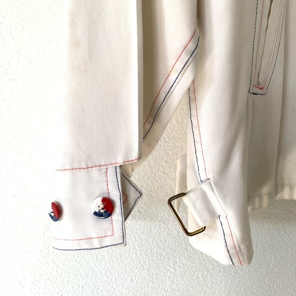 VTG Great WESTERN Medium 50s 60s zip JACKET coat - Picture 2 of 8